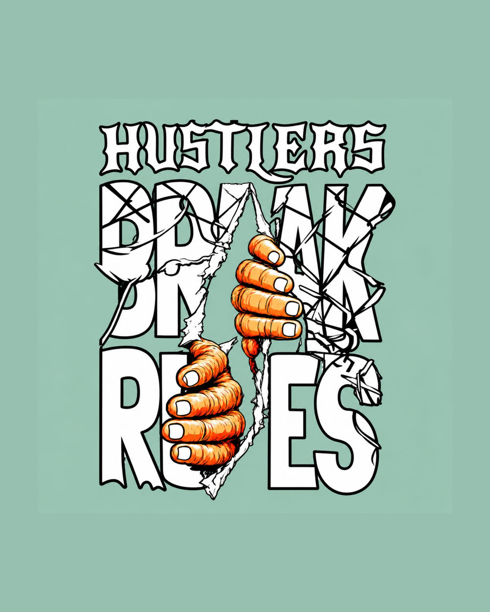 Break The Rules Sage Green Lookbook