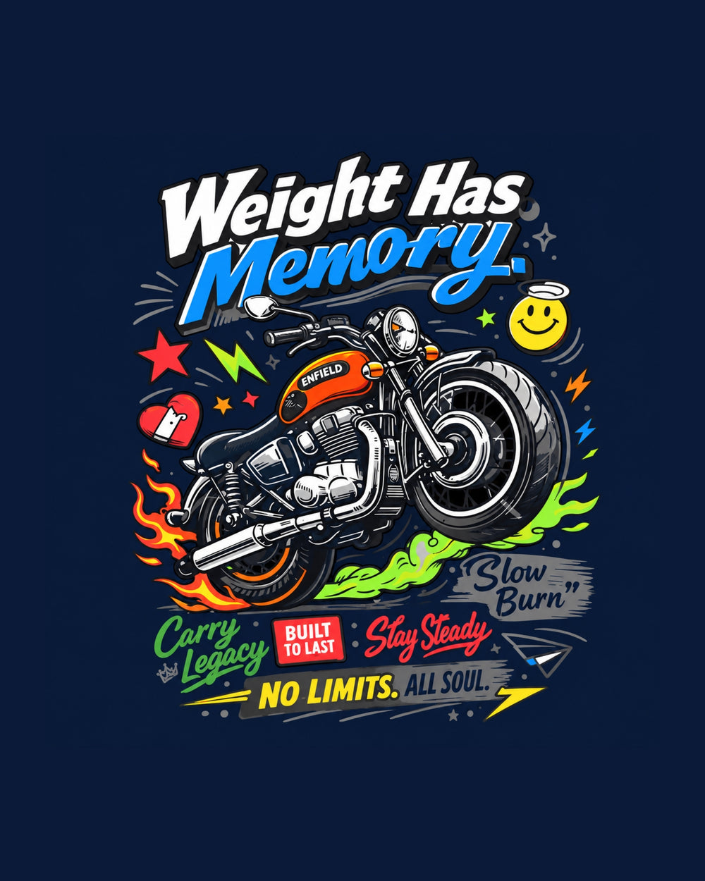 Memory Tee Navy Lookbook